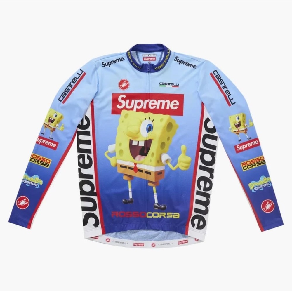 Supreme x Castelli Spongebob Squarepants Cycling Jersey
